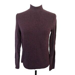 KIT AND ACE Long Sleeve Cashmere Blend Sweater Size 4 Raw Finished Cuffs and Hem